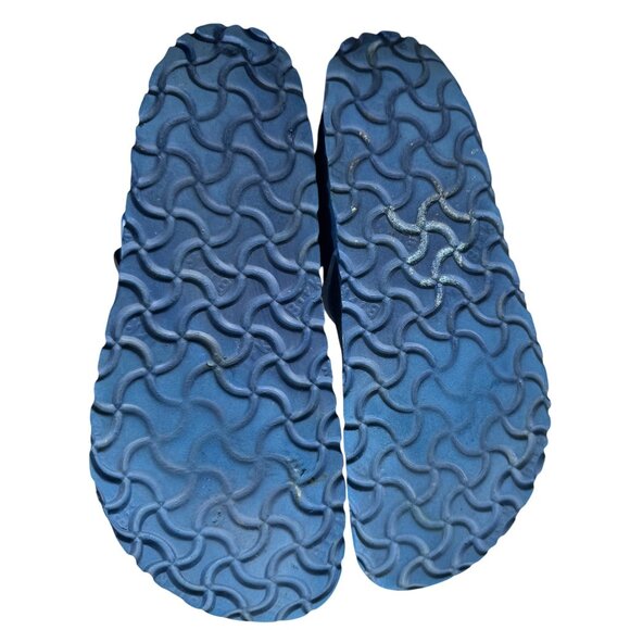 Birkenstock Blue EVA Gizeh Sandals EU 39 W 8/M 6 Slip-On Women's Casual Footwear - Picture 5 of 7